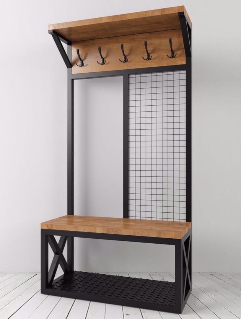 Вешалка лофт в прихожую