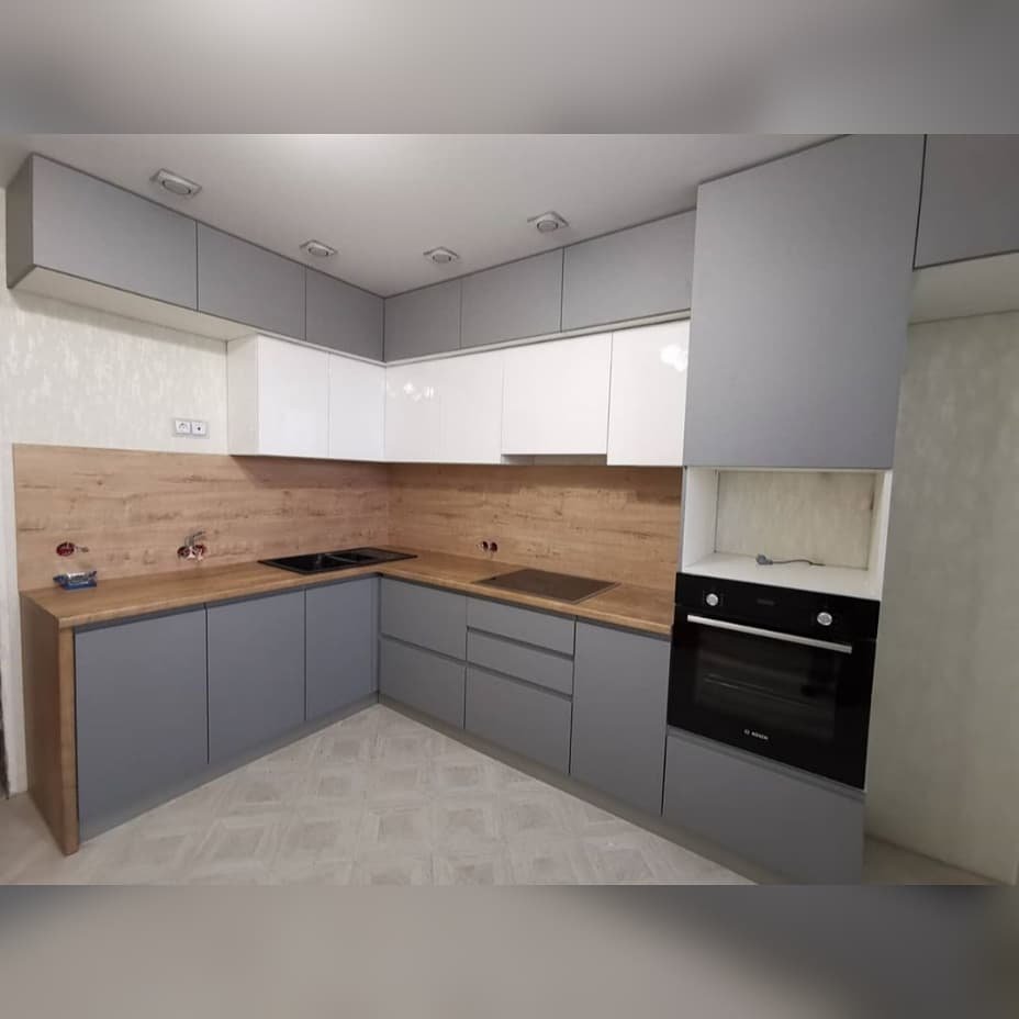 Кухни с антресолями Интегро