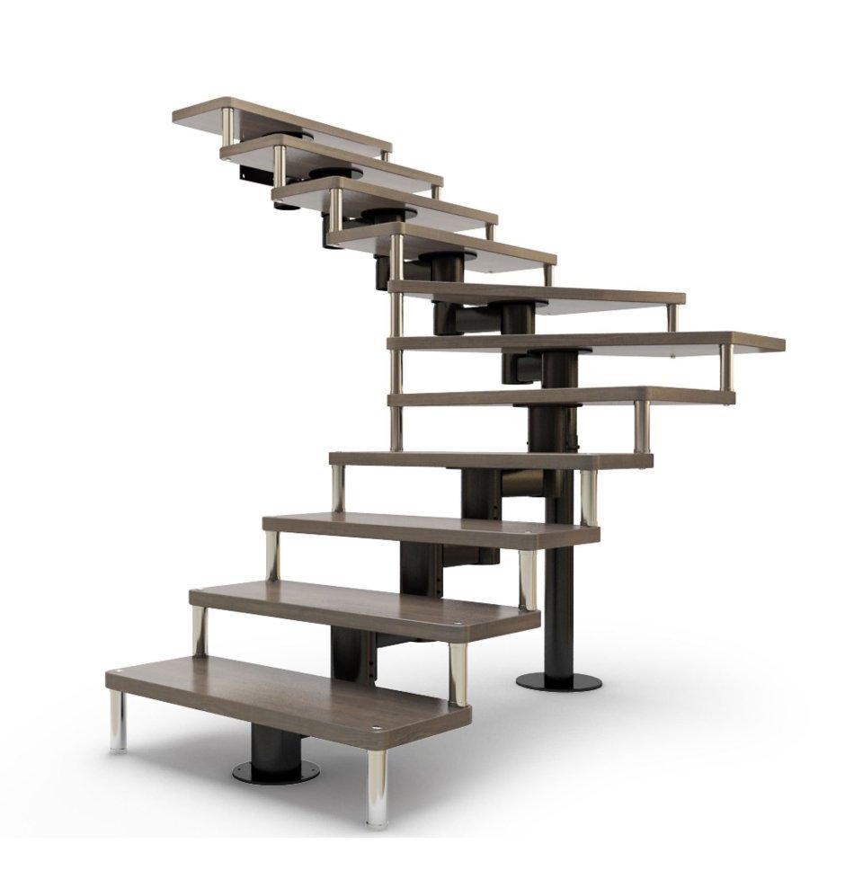 Модульная лестница на второй