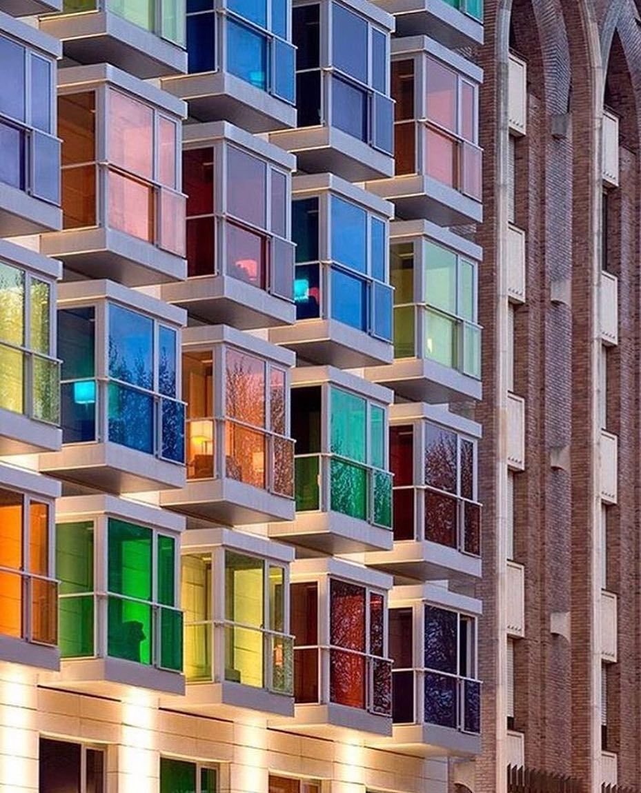 Современные витражи в архитектуре