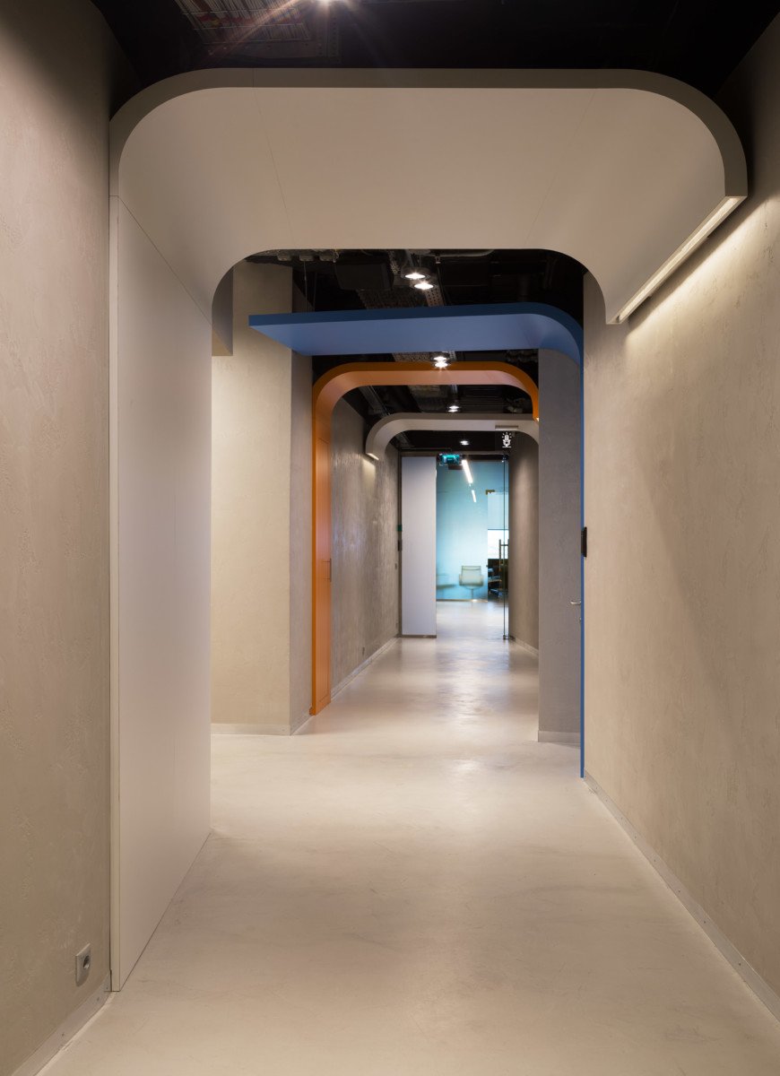 Коридор декоративная штукатурка микроцемент