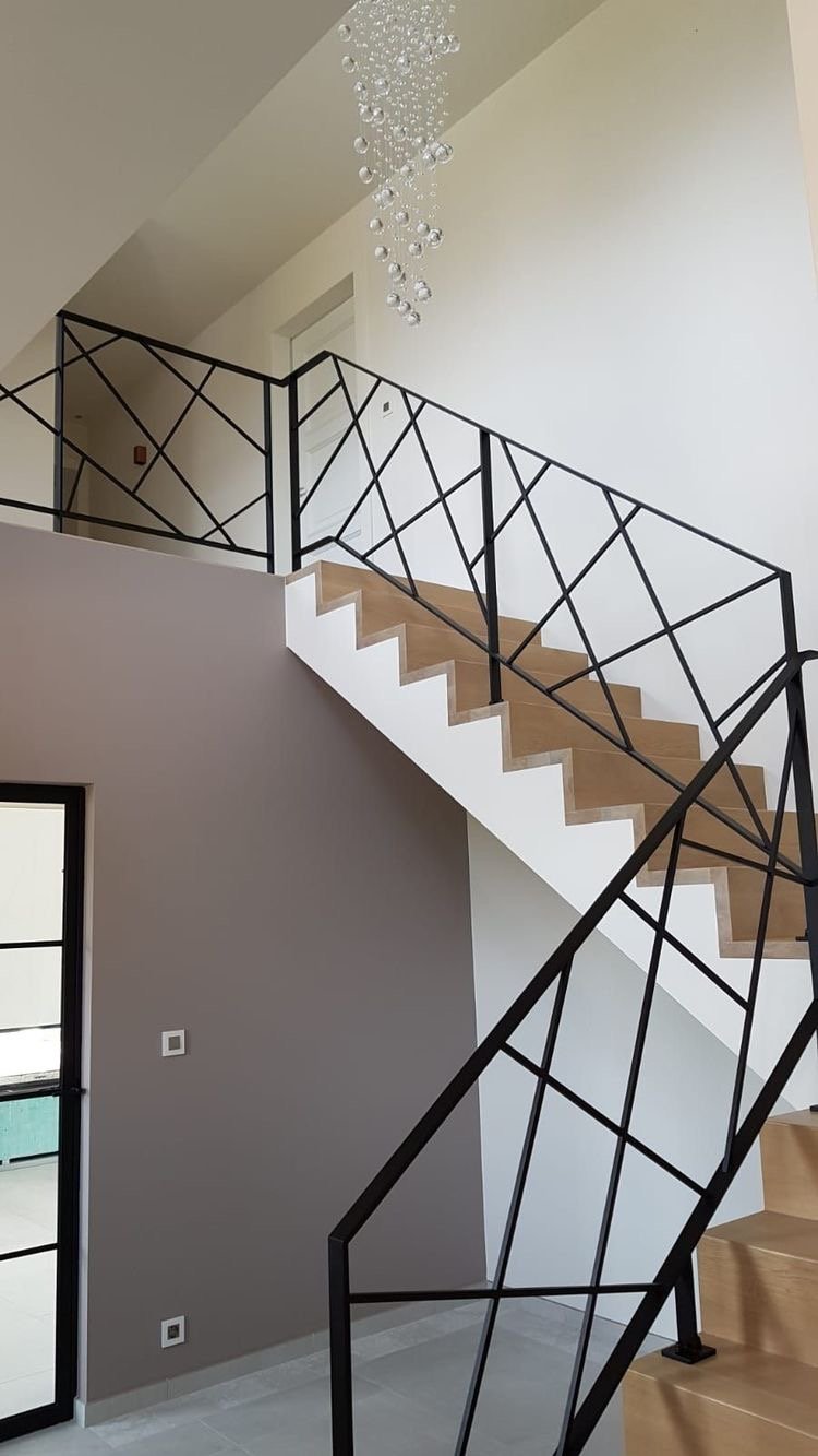 Перила металлические для лестниц