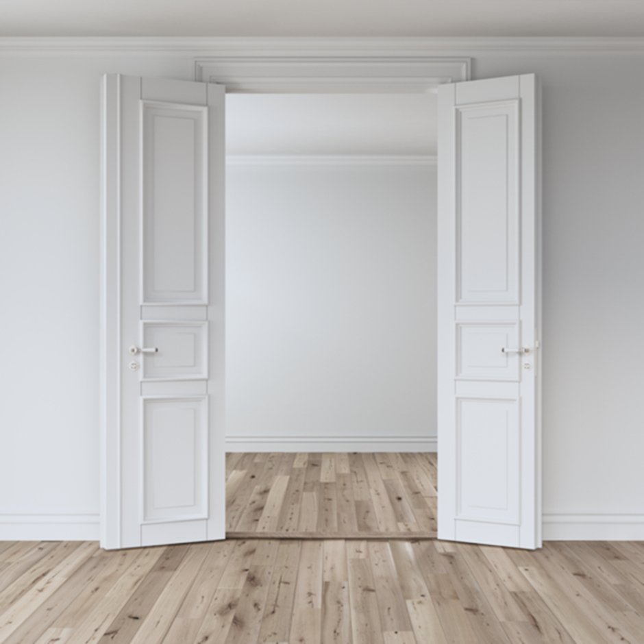 Классические двустворчатые двери