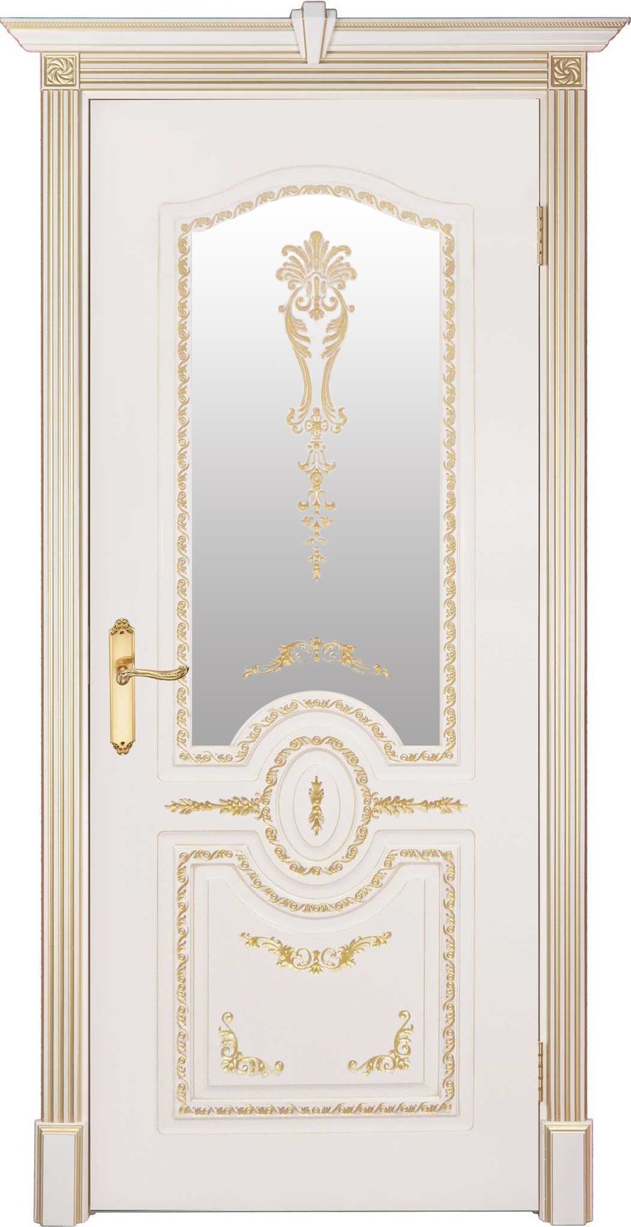 Двери Александрия 2083 слоновая золото