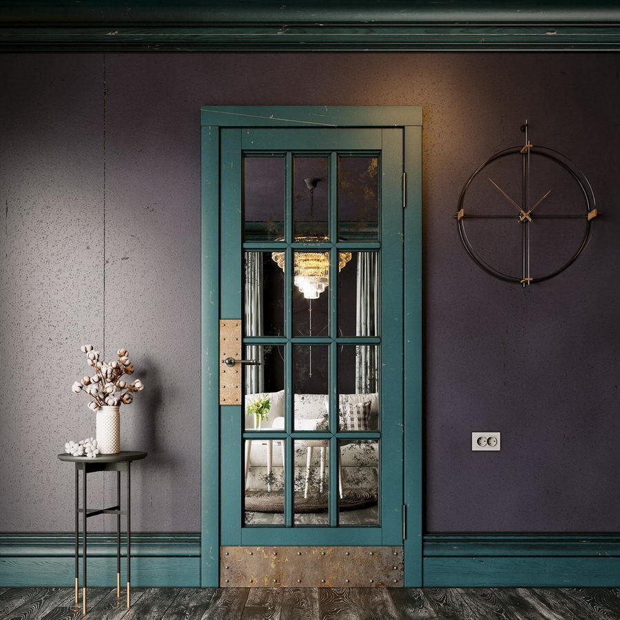 Входная дверь лофт к