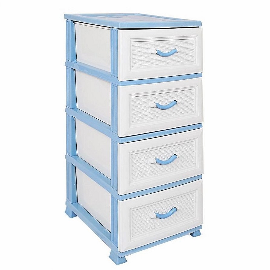 Пластмассовые тумбочки с выдвижными ящиками