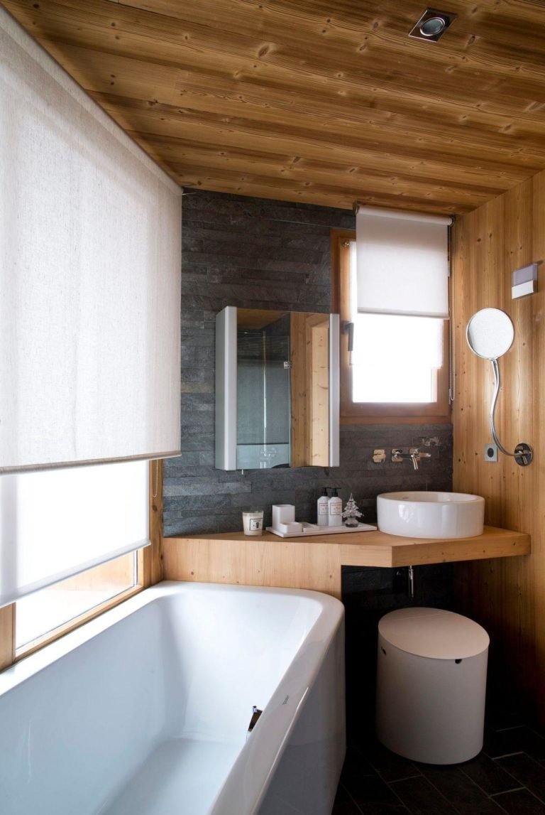 Ванная комната в каркасном доме