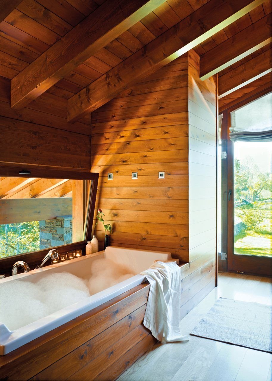 Отделка ванной в каркасном доме