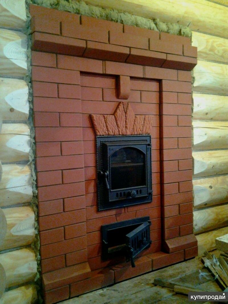 Отделка кирпичных печей