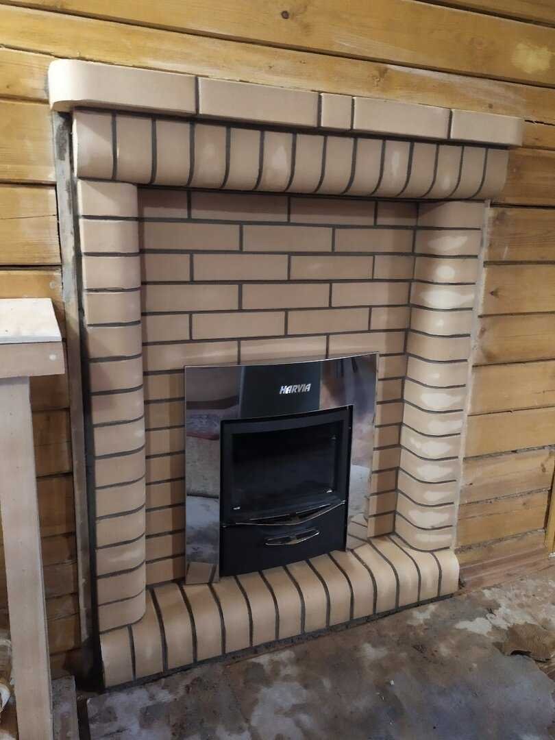 Печь из кирпича харвия