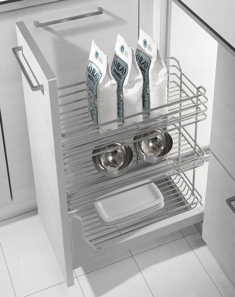 Карго, inoxa Gold, 300/450, l/r Hettich, хром