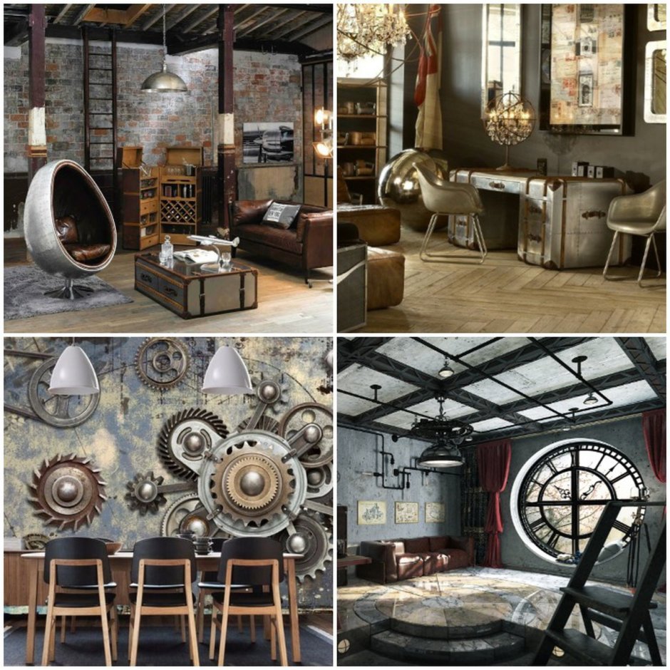 Квартира в стиле стимпанк