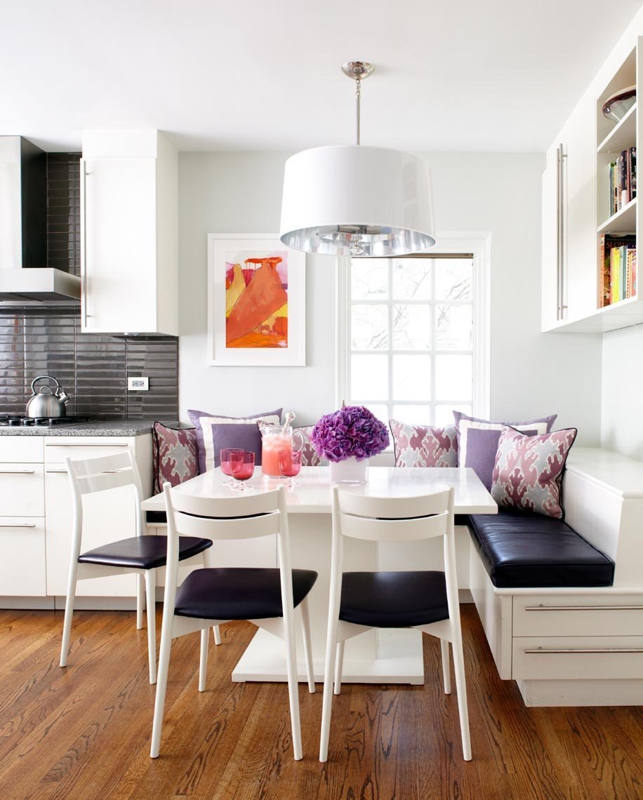 Диванчик на кухне в интерьере