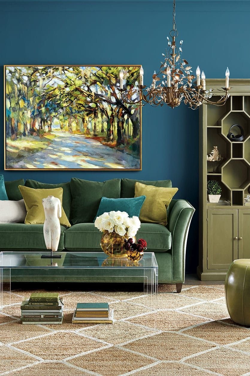 Гостиная с картиной