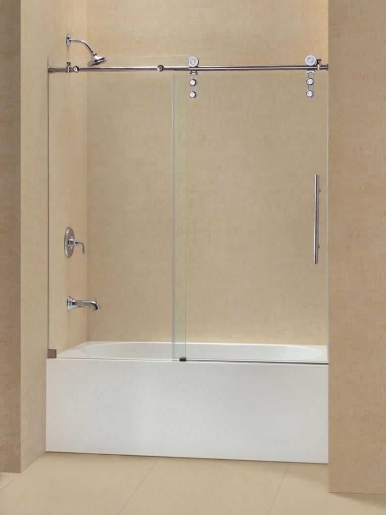 Стеклянные дверцы в ванную