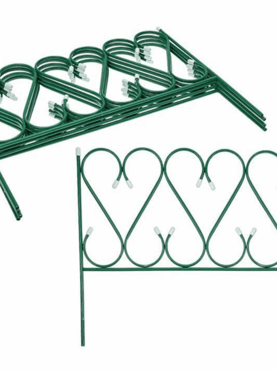 Забор садовый металлический