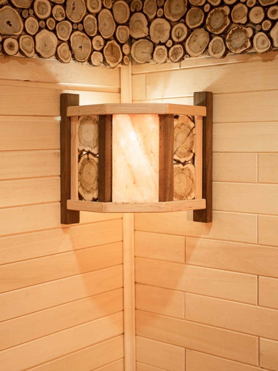 Абажур Woodson с гималайской солью ольха