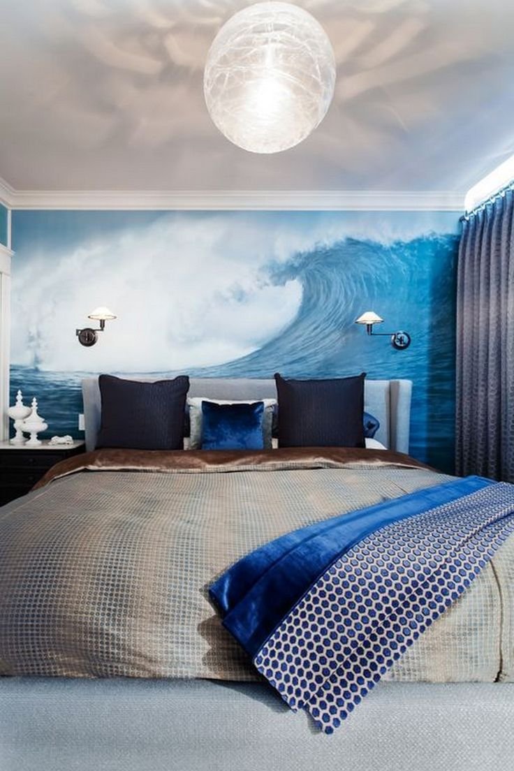 Спальня в морской тематике