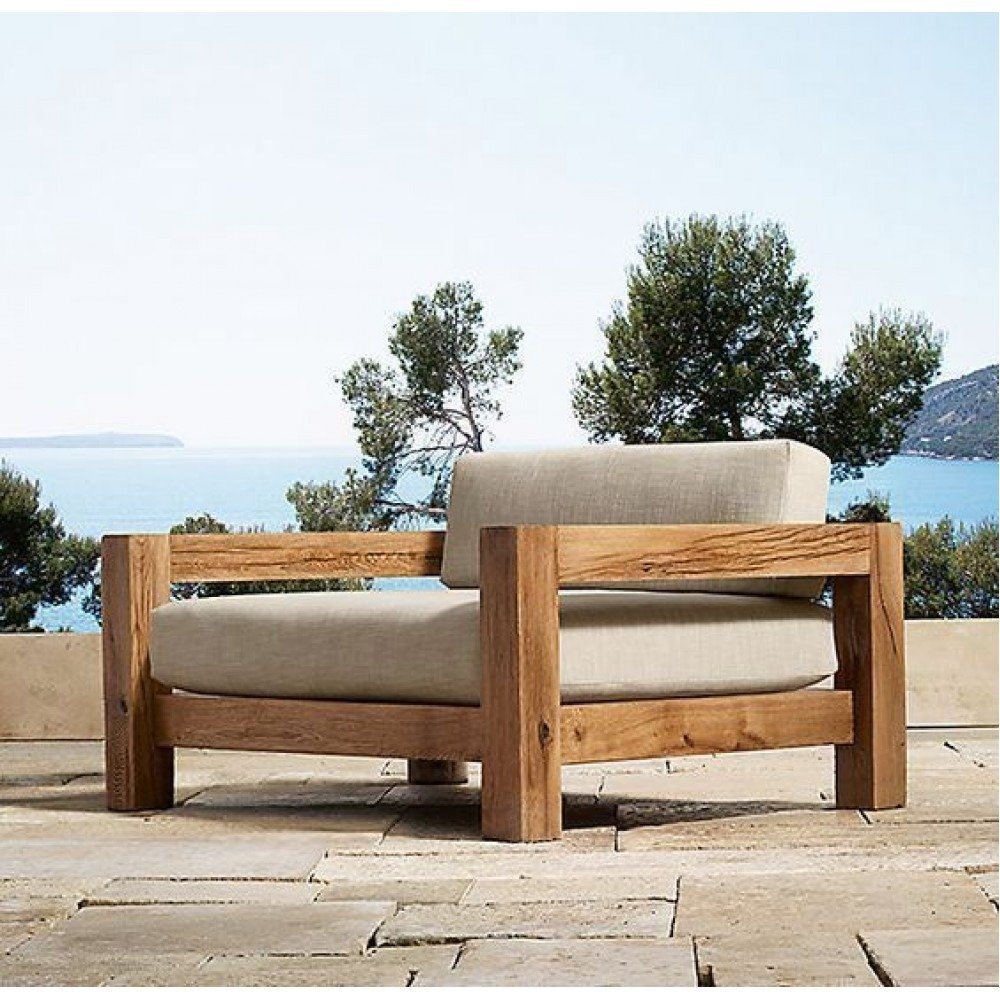 Кресло Lounge Restoration Hardware Outdoor Armchair