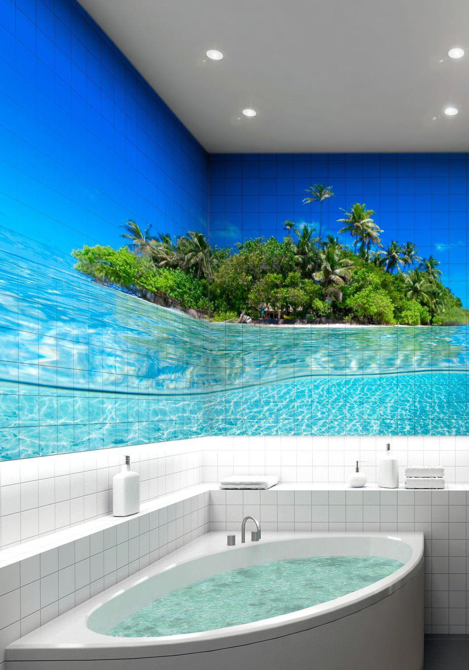 Фотоплитка водопад