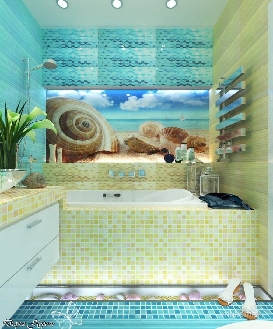 Ванная в морском стиле