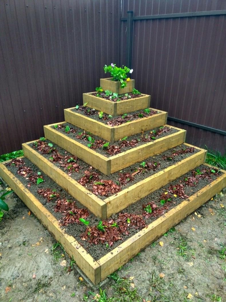 Многоярусные клумбы