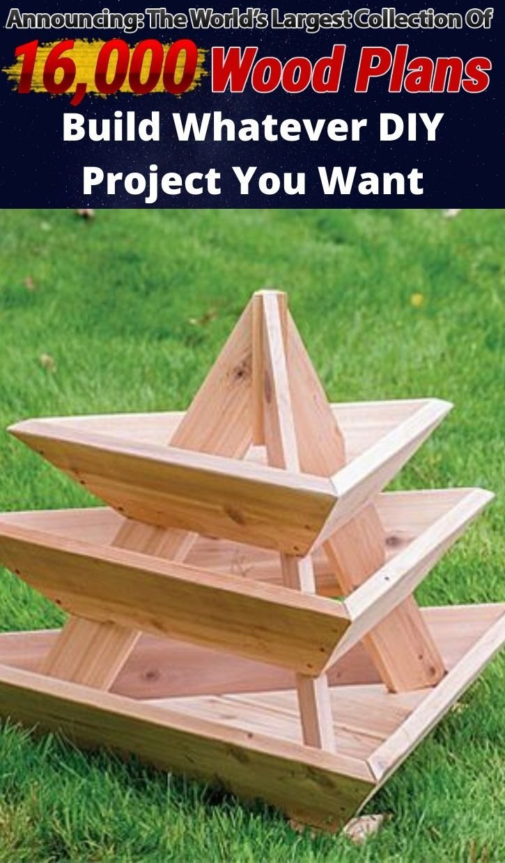 Клумба деревянная многоярусная