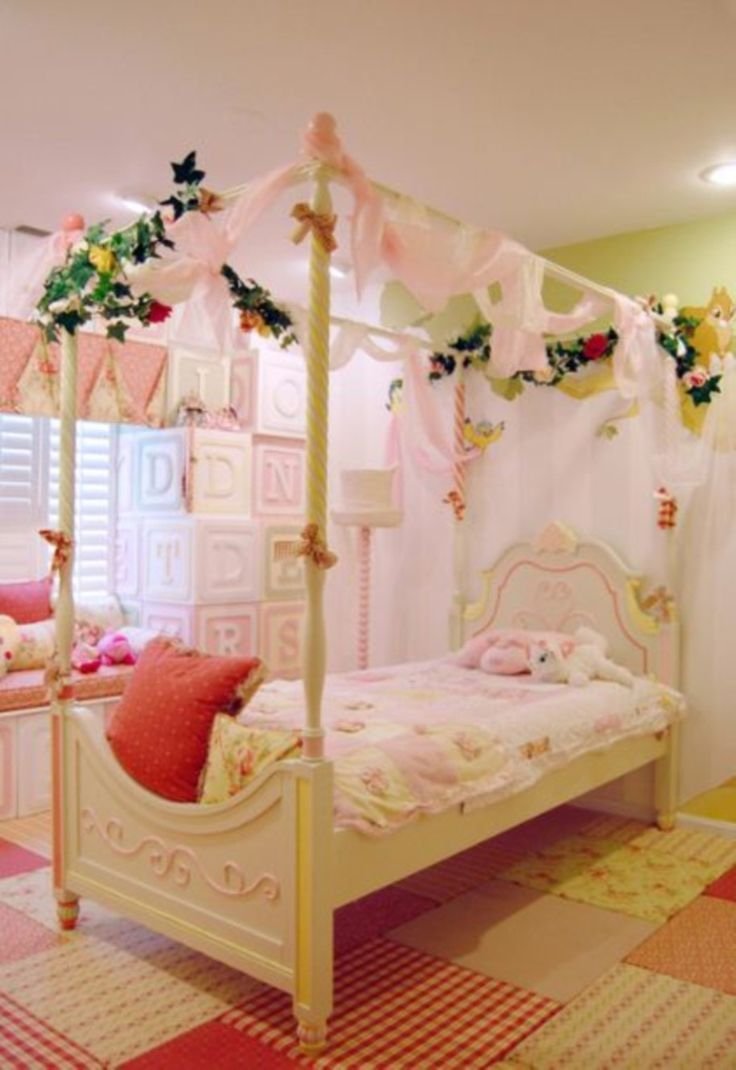 Кровать для девочки принцессы