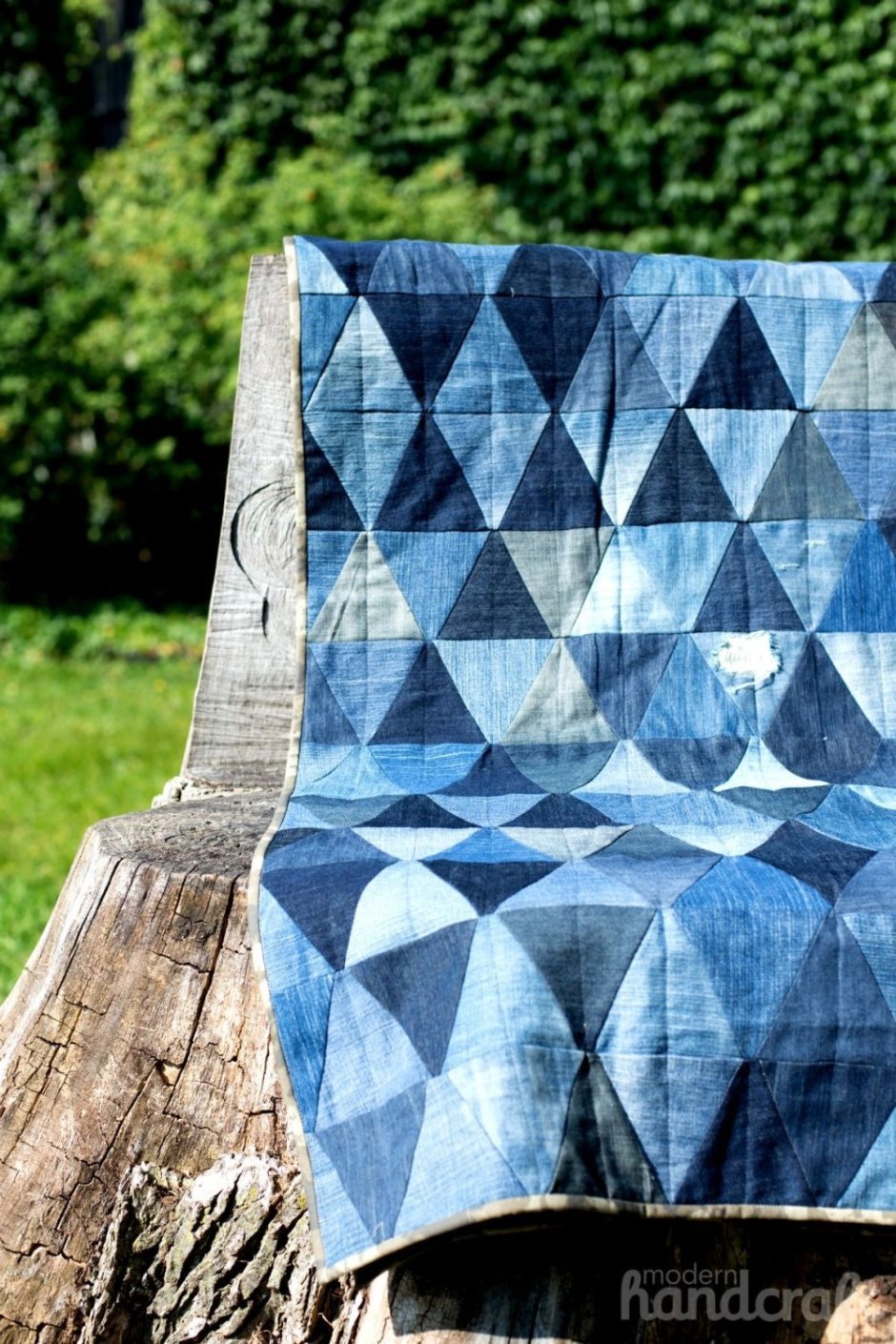 Подушка Rag Quilt Denim