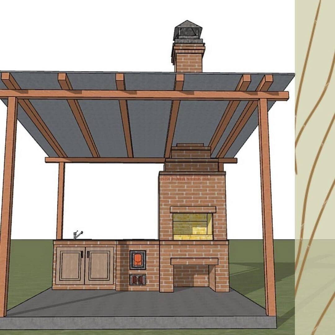 Печь под навес. Зона барбекю с навесом. Проект навеса для барбекю. Барбекю под навесом. Мангальная зона.