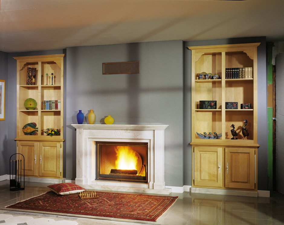 Дровяная печь-камин cheminees Philippe Elbach