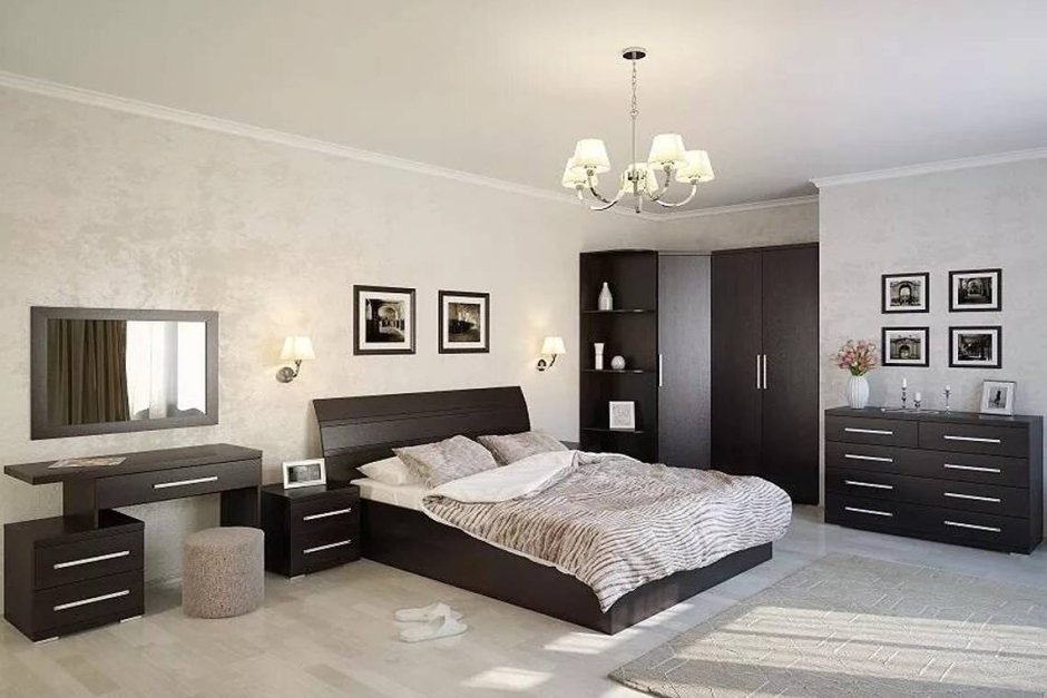 Евромебель спальня Скарлет-2 венге