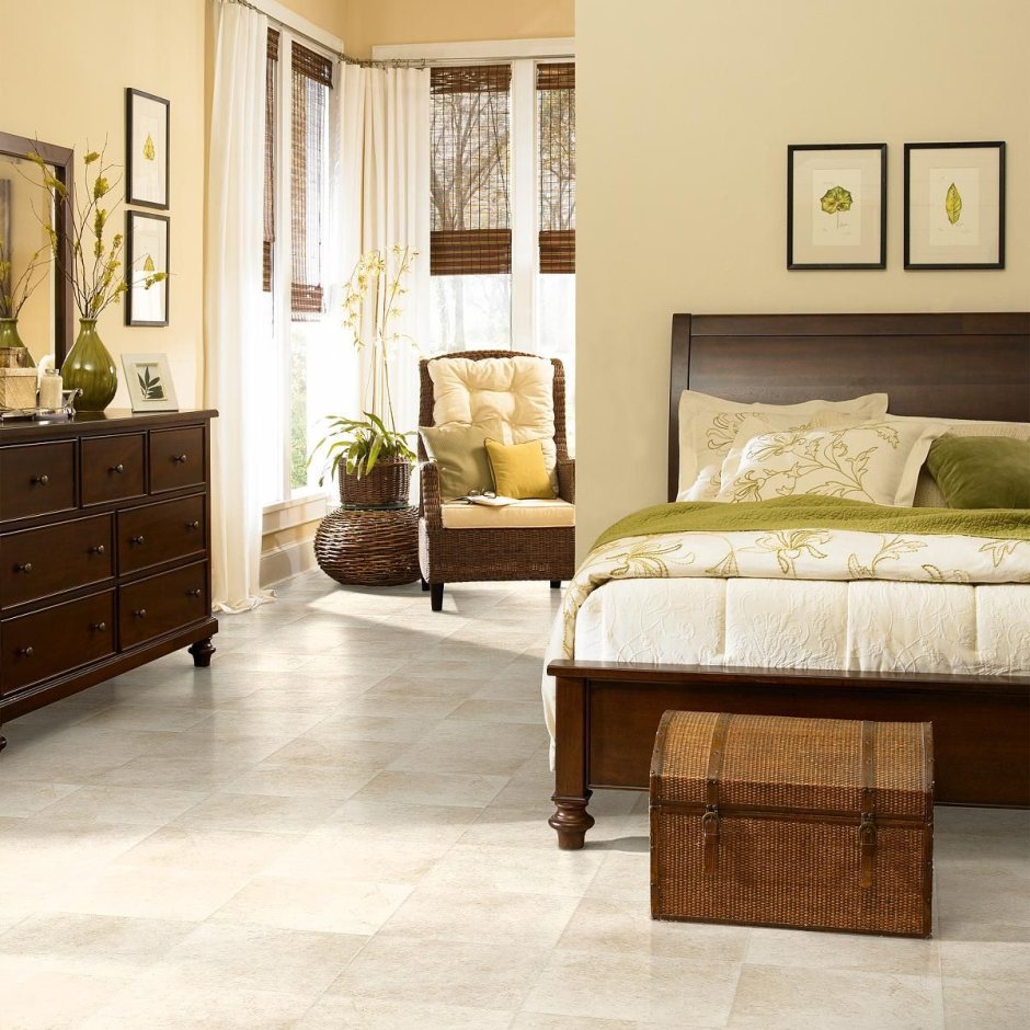 Коричневая мебель в интерьере