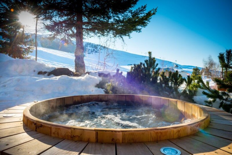 Зимнее джакузи