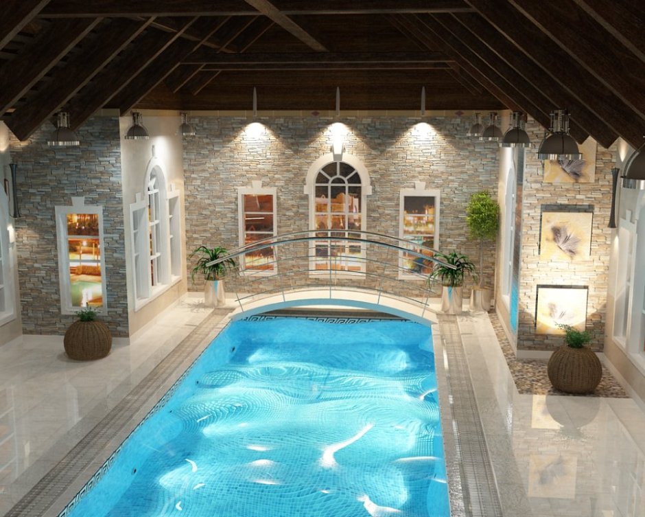 Бассейн в частном доме