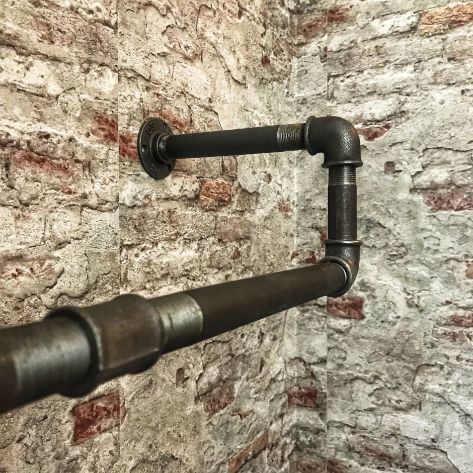 Перила из водопроводных труб