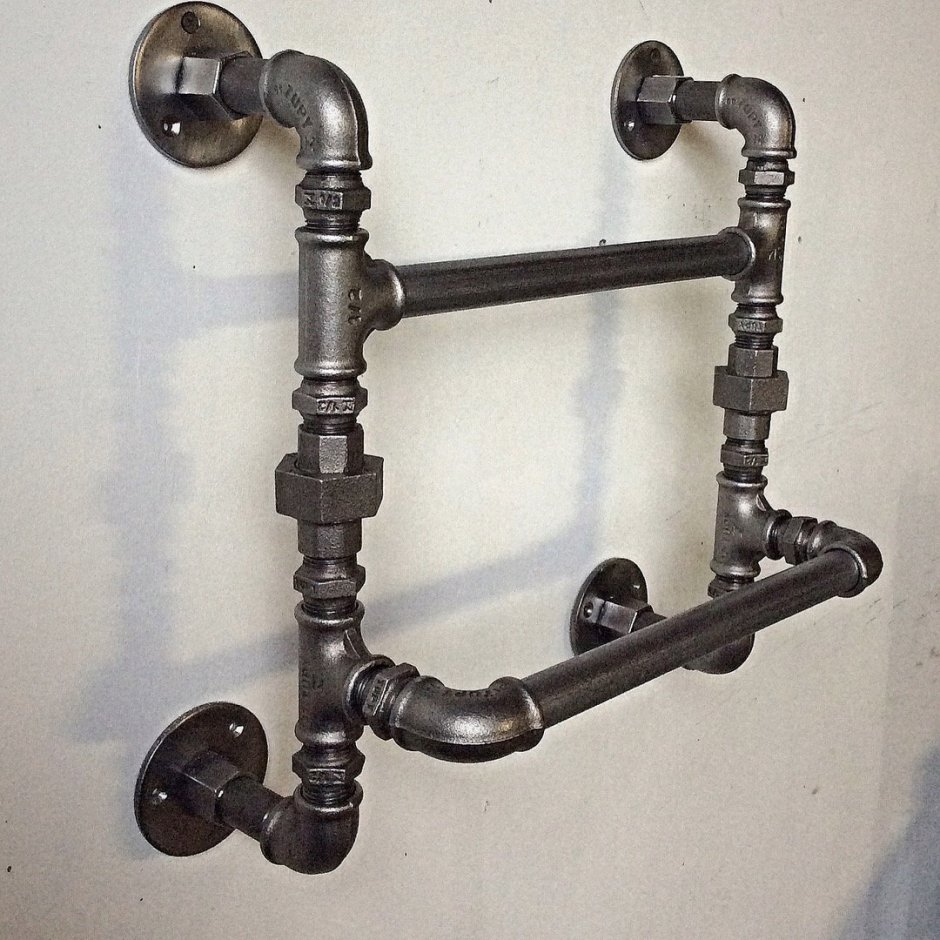 Полотенцесушитель из сантехнических труб