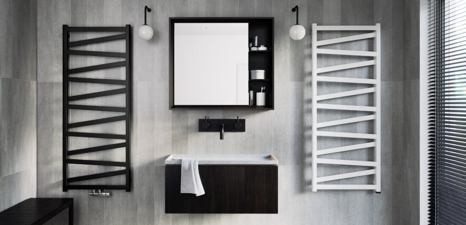 Полотенцесушитель terma Wind 510x400 черный