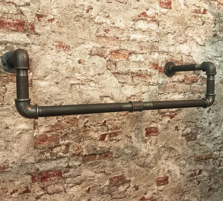 Полотенцесушитель из Сантех водопроводной трубы лофт