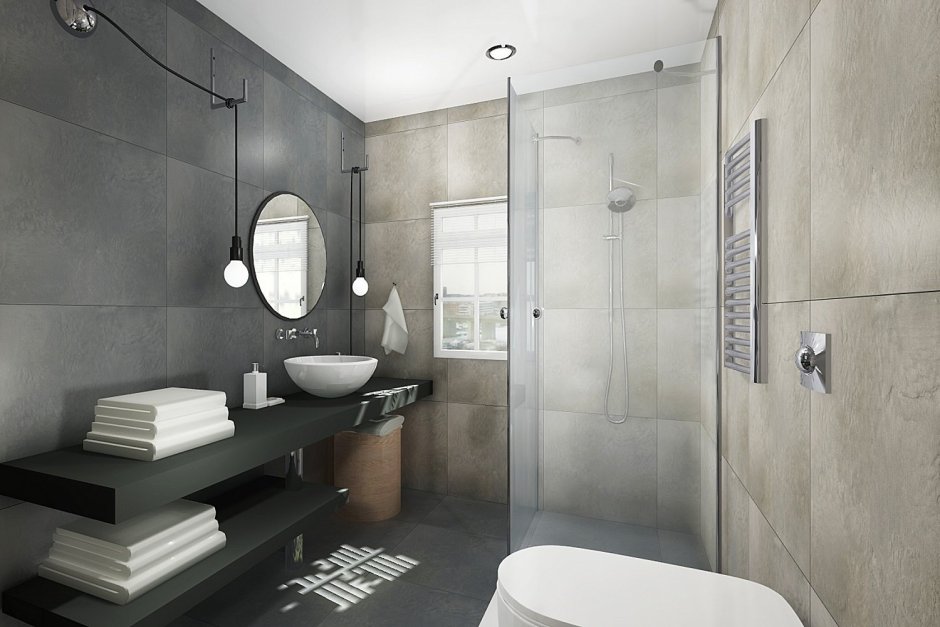 Душевая совмещенная с туалетом