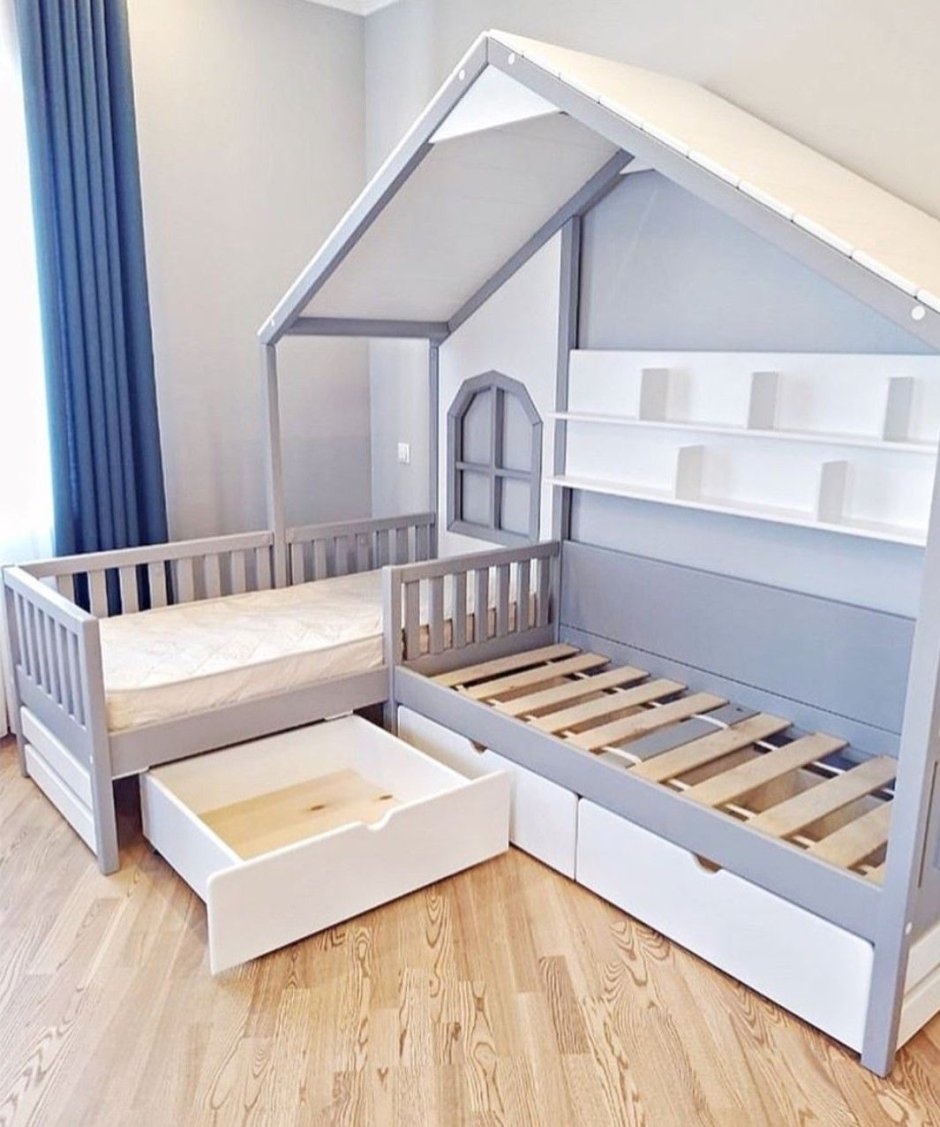 Кроватка домик для двоих