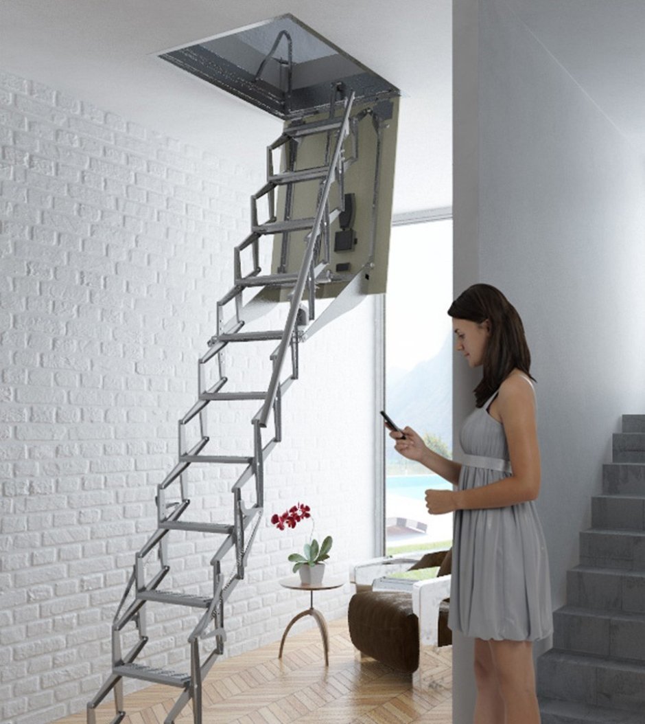 Чердачные люки с выдвижной лестницей