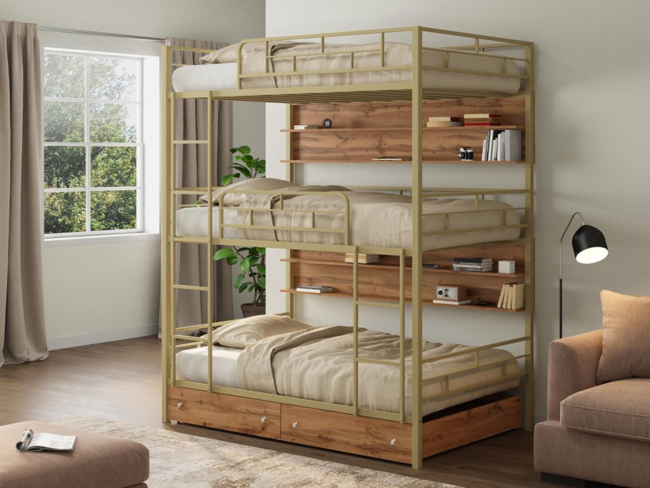 Трехъярусная кровать "Эверест"