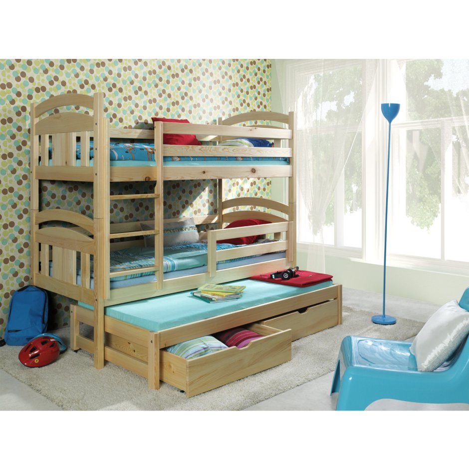 Двухуровневая кровать Rico Pine