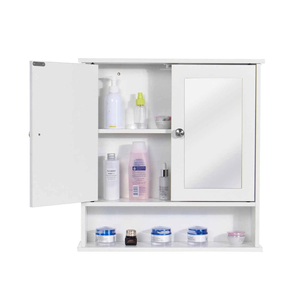 Пластиковый шкаф для ванной комнаты навесной