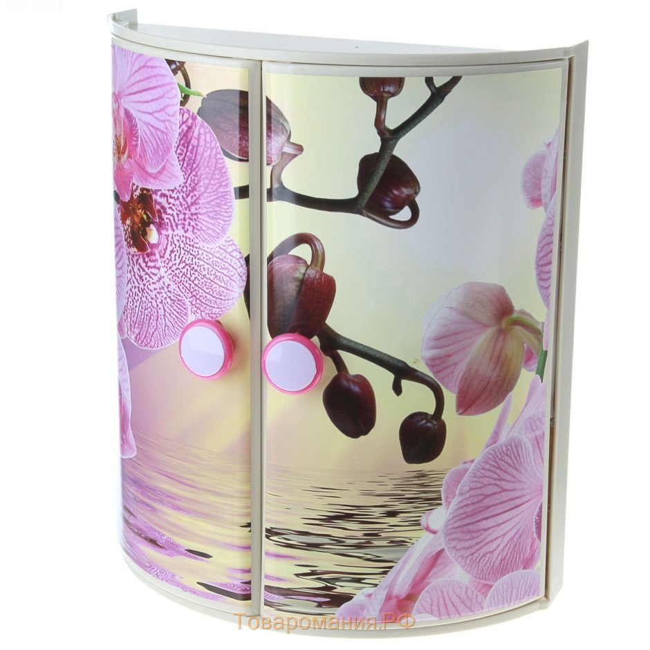 Полка для ванной "Орхидея" угл. М3210