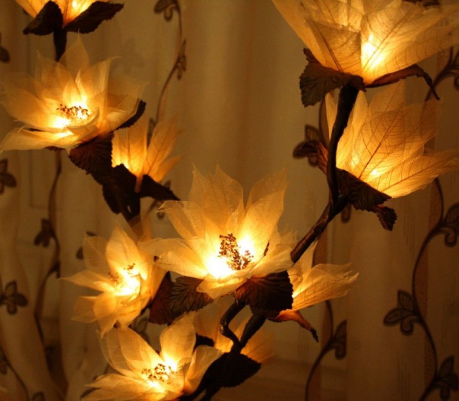 Светильник цветок