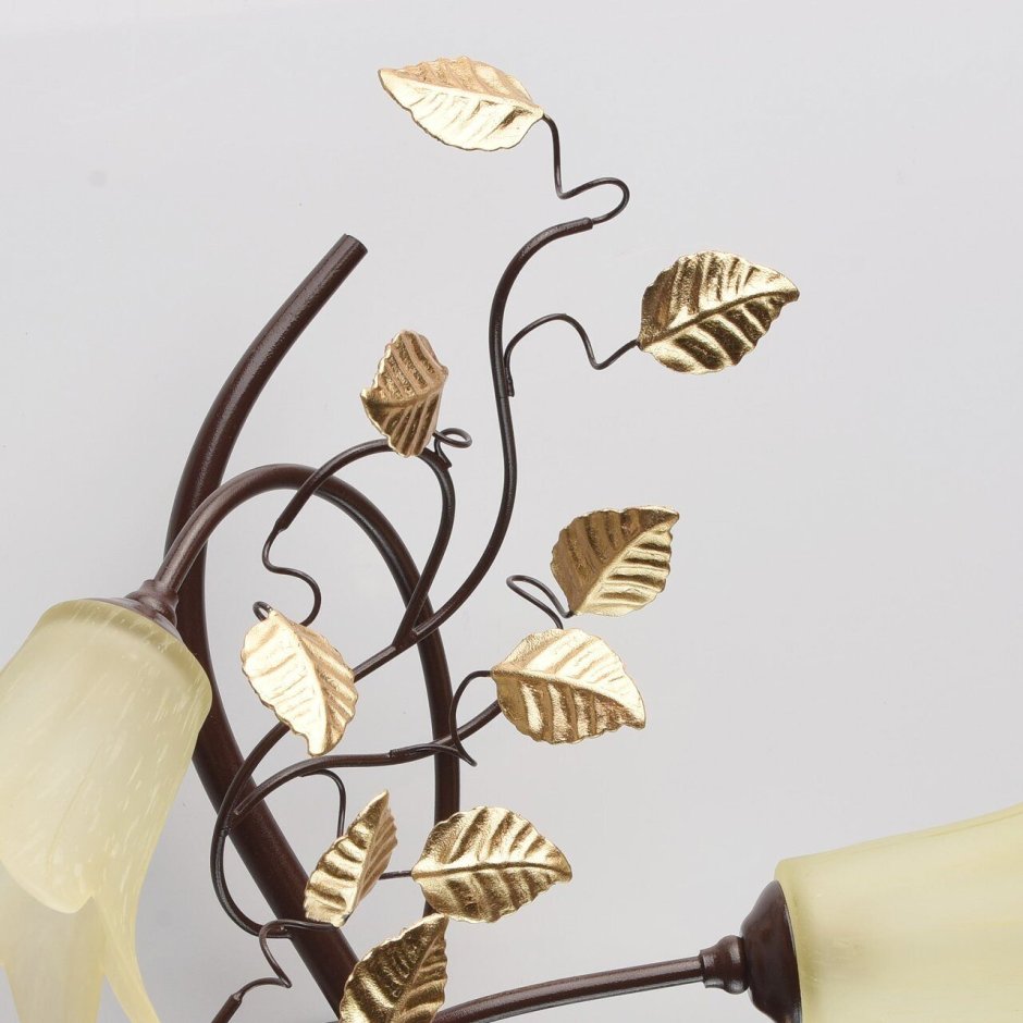 Бра "Летиция" 2x10w g4 золото 34x28x22с