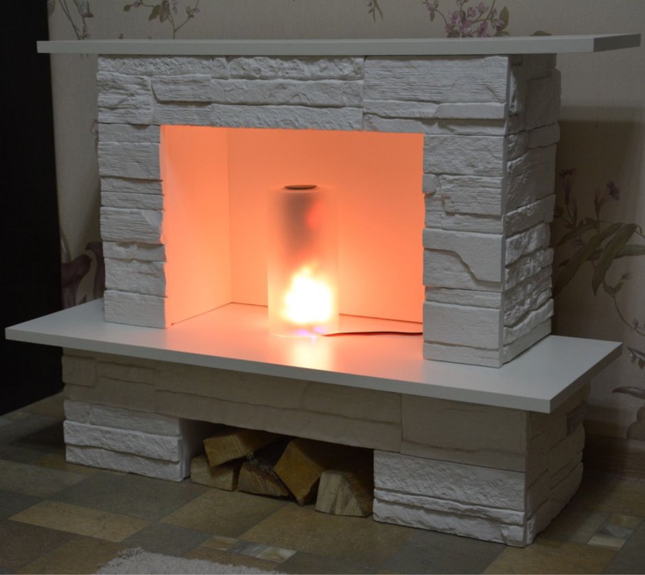 Камин декоративный круглый