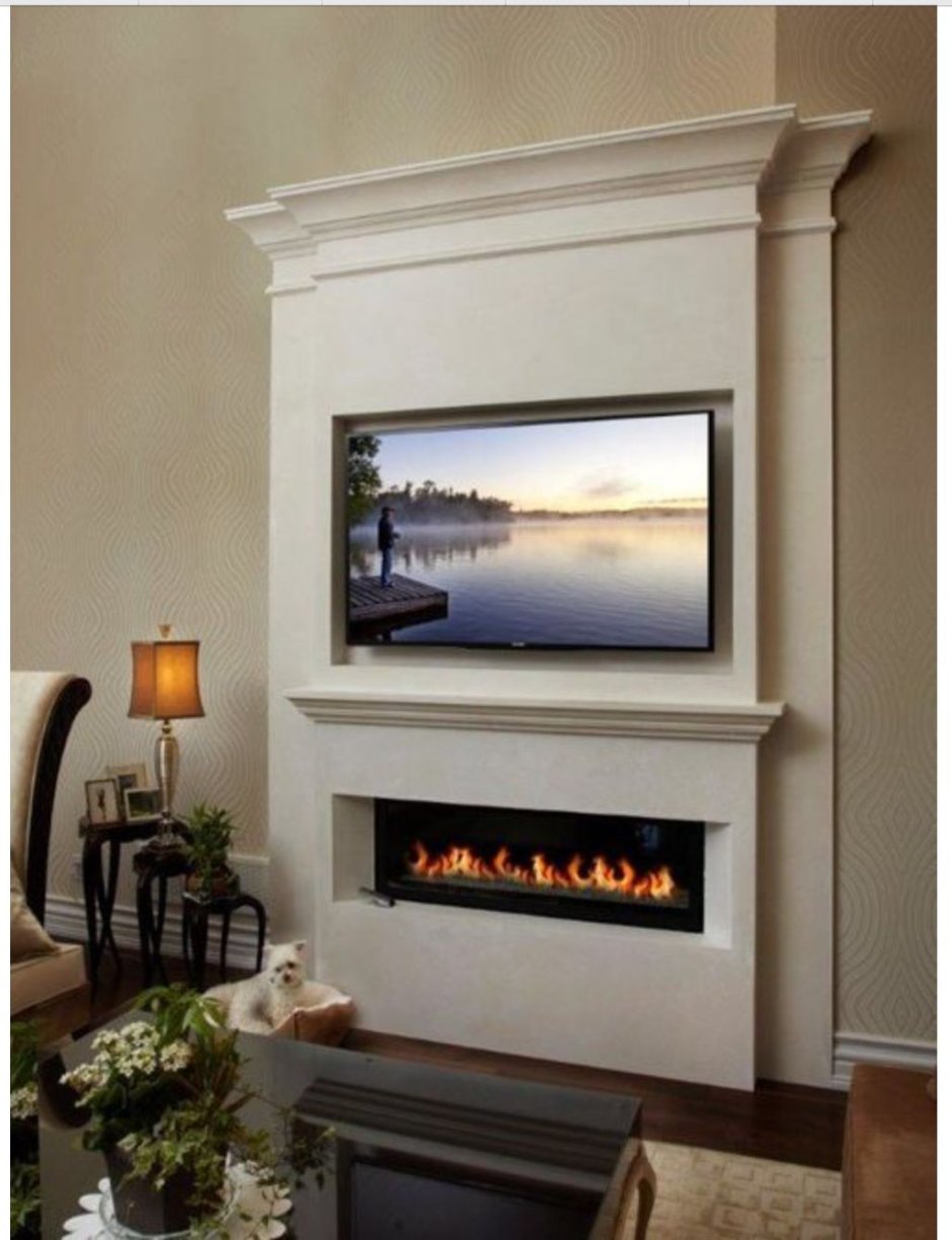 Декоративный камин в гостиную